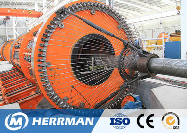 High Efficiency RTP Pipe Making Machine Rigid Type Steel Wire Armouring Machine