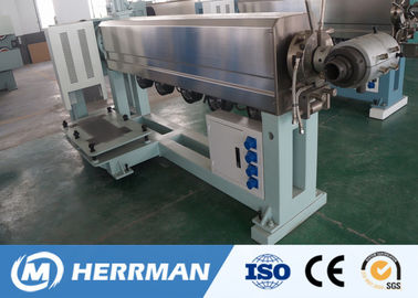Pvc Wire Extruder Cable Extrusion Line Movable Cooling Water Trough Energy Saving