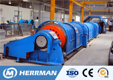 Horizontal Tubular Cable Stranding Machine Independent Drive Method 1200rpm Speed