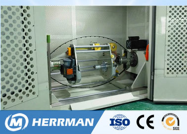 Horizontal Signal Cable Twisting Machine With Back Twist 0.6 - 3kg Tension