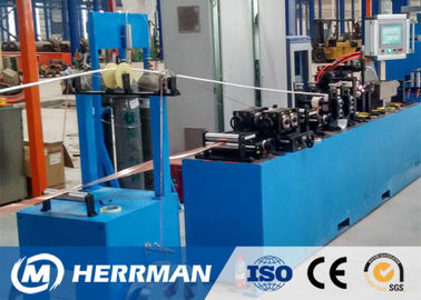 Metallic Pipe Corrugated Pipe Line , HV Corrugated Pipe Machine For Fire Retardant Cable
