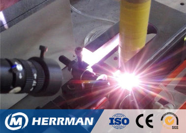 Metallic Pipe Corrugated Pipe Line , HV Corrugated Pipe Machine For Fire Retardant Cable